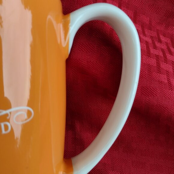 NEW Orange and White Michigan Mackinac Island 15 ounce Mug - Picture 7 of 7